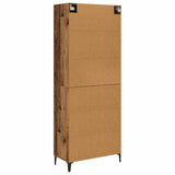 Highboard Old Wood 69.5 x 34 x 180 cm Engineered Wood 3403586