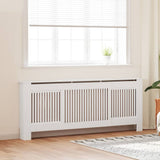 Radiator Cover 2 pcs White 205x20.5x81.5cm Engineered Wood 3403237
