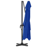 Umbrella Azurblau 351 x 250 x 260 cm Polyester and Aluminium 42003348