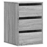 Corner Chest of Drawers Grey Sonoma 40x41x58 cm Engineered Wood 852839