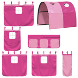 Kids' Loft Bed with Tunnel without Mattress Pink 80x200 cm 3207044