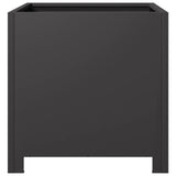 Garden Planters 2 pcs Black 40x40x40 cm Steel 851200