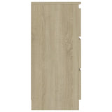 Sideboard Sonoma Oak 60x35x76 cm Engineered Wood 801385