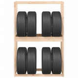 Tire Rack 120x40x180 cm Solid Wood Pine 825003