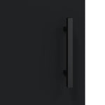 Highboard Black 69.5x34x180 cm Engineered Wood 3198234