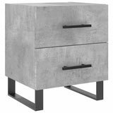 Bedside Cabinets 2 pcs Concrete Grey 40x35x47.5 cm Engineered Wood 827365