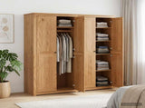 Wardrobe PANAMA Honey 169 x 50 x 185 cm Solid Pine Wood 42042134