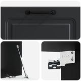 Wall-Mounted TV Cabinet Black 78.5 x 41 x 30 cm Engineered Wood 899366