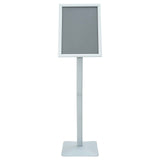 Pedestal Poster Stand Silver 32.5 x 27 x 126 cm Cast Iron 42030063