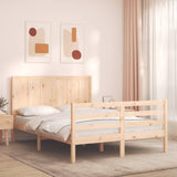 Bed Frame without Mattress Small Double Solid Wood 3194476