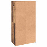 Office Cabinet Black Oak 60 x 32 x 115 cm Engineered Wood 879636