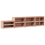 Outdoor Kitchen Cabinet MEPPEL 4 pcs White Solid Pine Wood 3443801