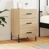 Bedside Cabinet Sonoma Oak 40x40x66 cm Engineered Wood 827671