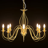Adjustable Chandelier E14 Metal Gold 78 x 101 cm 42053783