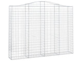 Arched Gabion Basket 200x30x200/220 cm Galvanised Iron 153390