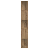 Bookcase 5-Tier Artisian Oak 45x23.5x162.5 cm Engineered Wood 852788
