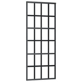 Sliding Door with Hardware Set ESG Glass&Aluminium 76x205 cm 3081963