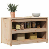 Kitchen Cabinet with Shelf MEPPEL Brown Oak 106 x 55 x 64 cm 868153