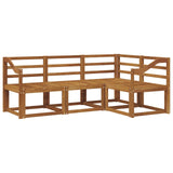 Outdoor Sofa Set 4 pcs Natural Solid Acacia Wood 3366337