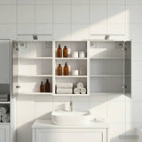 Bathroom Cabinet Set 3 pcs 126 x 16 x 62.5 cm Engineered wood 3403832
