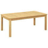 Coffee Table Light Acacia 110 x 60 x 45 cm Solid Acacia Wood 42026785