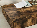 Coffee Table Smoked Oak 95 x 55 x 31 cm Engineered Wood 8000184