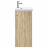 Bathroom Furniture Set Sonoma Oak 81 x 40 x 84.5 cm 3404376