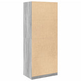 Wardrobe Grey Sonoma 80x50x200 cm Engineered Wood 3307761