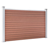 Garden Fence WPC 526x106 cm Brown 3053244