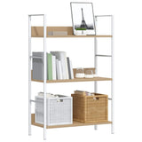 288221 3-Layer Book Shelf Oak 60x27,6x90,5 cm Engineered Wood