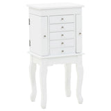 Free Standing Jewelery Cabinet White 246960