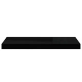 Floating Wall Shelves 4 pcs High Gloss Black 60x23.5x3.8 cm MDF 323771