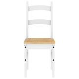Dining Chairs 2 pcs White 40x46x99 cm Solid Wood Pine 4005728