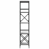 Bookcase 5-Tier Grey Sonoma 59x35x171 cm Engineered Wood 837625