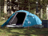 Camping Tent Tunnel 2-Person Blue Waterproof 94605
