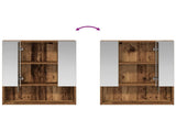 Bathroom Mirror Cabinet Old Wood 60 x 14.5 x 70 cm 889189