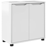 Bathroom Basin Cabinet High Gloss White 60 x 30 x 60 cm 888751