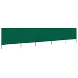 5-panel Wind Screen Fabric 600x80 cm Green 47155