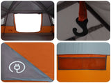 Family Tent with Rainfly Water-resistant 10-Person 42042200