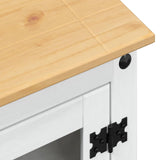 HiFi cabinet White 60 x 50 x 82 cm Solid Pine Wood 42024948