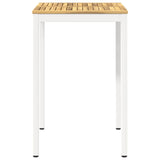Garden Bar Table White 70 x 68.5 x 105 cm Solid Acacia Wood 901775