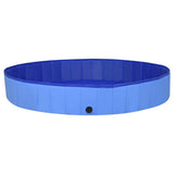 Foldable Dog Swimming Pool Blue 200x30 cm PVC 92602