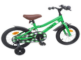Kids Bike 16 Inches for 4-6 Years Old Green 42009477