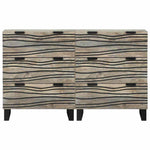 Sideboards 2 pcs White 60 x 33.5 x 75 cm Solid mango wood 3310046