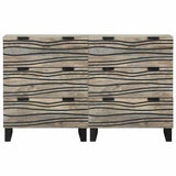 Sideboards 2 pcs White 60 x 33.5 x 75 cm Solid mango wood 3310046