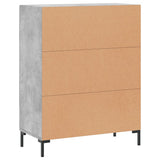 Sideboard Concrete Grey 69.5x34x90 cm Engineered Wood 827728