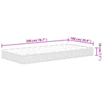 Bonnell Spring Mattress Medium 100x200 cm 372971