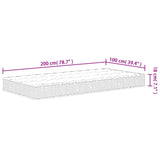 Bonnell Spring Mattress Medium 100x200 cm 372971