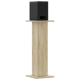 Speaker Stands 2 pcs Sonoma Oak 30x30x80 cm Engineered Wood 852665
