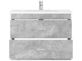 Bathroom Furniture Set Concrete Grey 81 x 40 x 84.5 cm 3404377
